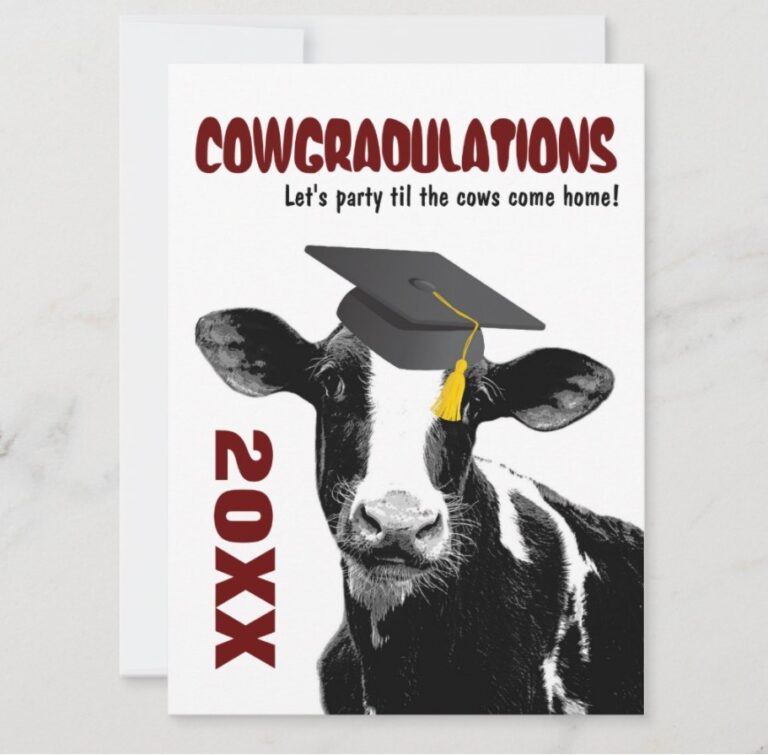 Funny Graduation Announcement Card Idea
