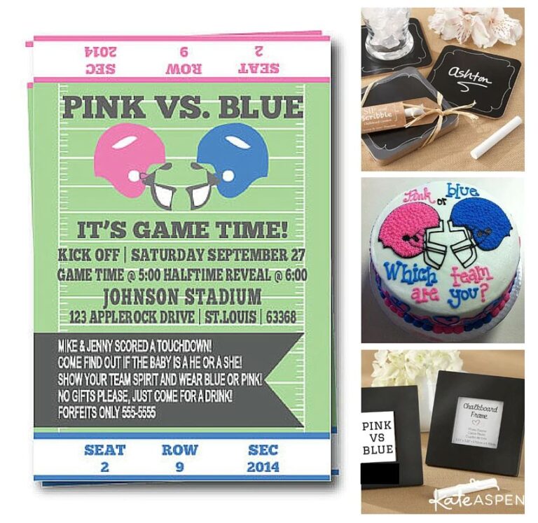 Sports Gender Reveal Party Options