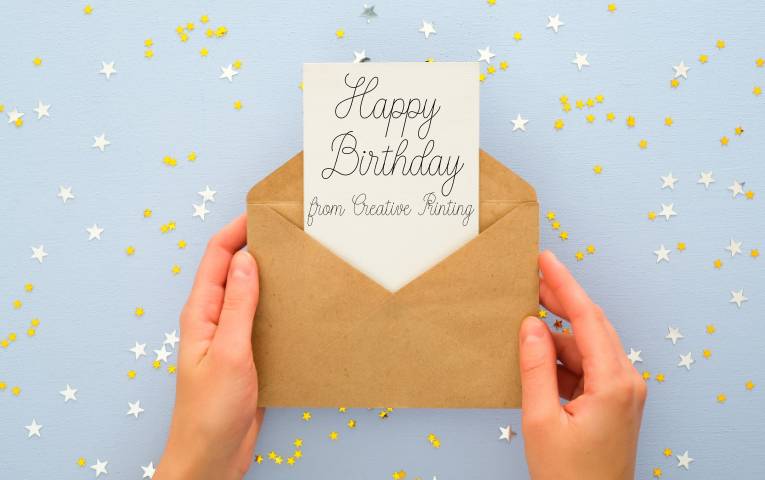 What should my business stationery include - birthday cards